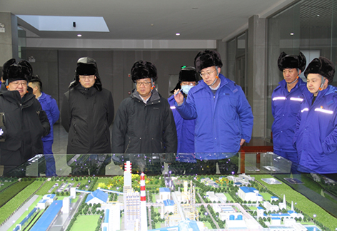 远兴公司总经理孙朝晖到兴安化学公司调研